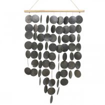 Capiz windgong, hangende decoratie schelpen wanddecoratie 68cm