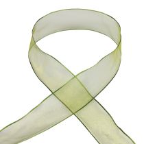 Artikel Chiffonlint organzalint sierlint organza groen 40mm 20m