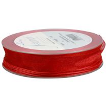 Artikel Chiffonlint organzalint decoratief lint organza rood 25mm 20m