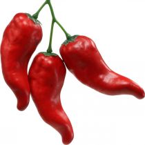 Rode chilipepers deco food dummy 9cm 3st op tak