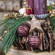Artikel Kerstboomversiering vintage kerstversiering glas Ø5cm 9st