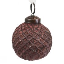 Artikel Kerstboomversiering vintage kerstversiering glas Ø5cm 9st