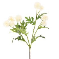 Artikel Kunstmatige chrysanten, crèmewitte bos, decoratieve tak, groot 56 cm, 4 stuks