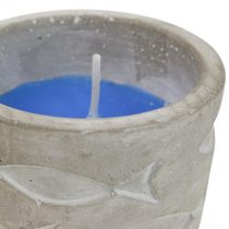 Citronella kaars in pot geurkaars citroen Ø7,5cm H6,5cm