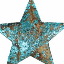 Artikel Kokosster blauw 5cm 50st tafeldecoratie verspreide sterren