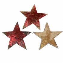 Artikel Kokosster rood 5cm 50 stuks Kerstdecoratie decoratieve sterren