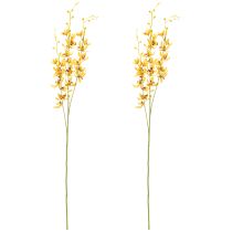 Artikel Kunstmatige Cymbidium-orchidee als bloemstengel voor elegante decoratie, 95 cm, 2 stuks