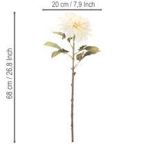 Artikel Kunstmatige dahlia voor vaas, 68 cm