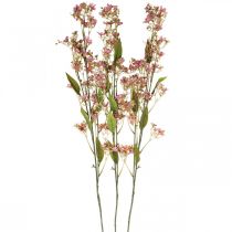 Artikel Siertak met bloemen kunstroze Daphne tak 110cm 3st