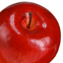 Artikel Decoratieve appels Rode glanzende kunstmatige fruitdecoratie 7,5 cm 6 stuks