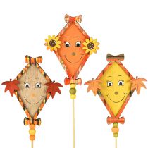 Artikel Decoratieve draak herfst houten plug herfstdecoratie hout 33,5cm 6 st