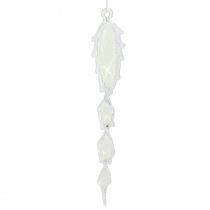 Artikel Decoratieve ijspegels winterdecoratie om op te hangen helder wit 23m 4st