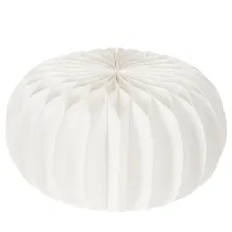 Artikel Honingraat papieren ring in de vorm van een pompoen, groot formaat, voor gedroogde bloemen en herfstdecoratie, 24 cm, 4 stuks