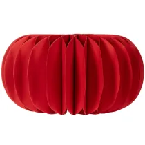 Artikel Papieren decoratie, honingraatvormige papieren pompoen, rond, moderne tafeldecoratie, 24 cm, 4 stuks