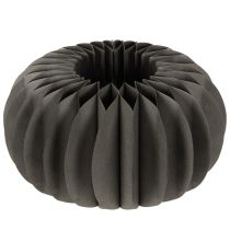 Artikel Papieren tafeldecoratie in de vorm van een pompoen met honingraat, opvouwbaar, rond, 34 cm, 2 stuks