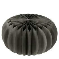 Artikel Papieren tafeldecoratie in de vorm van een pompoen met honingraat, opvouwbaar, rond, 34 cm, 2 stuks