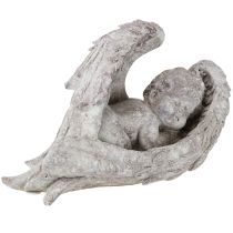 Artikel Decoratieve engel slapend met vleugels engelfiguur graf 22,5cm