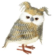 Artikel Decoratieve uil, herfst, bosdier, winterdecoratie H27cm