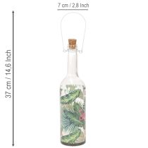 Artikel Decoratieve LED-flamingofles 37,5 cm, warm wit, 2 stuks