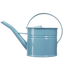 Artikel Decoratieve Gieter Bloempot Blauw Metaal 28x13x17cm 1.25l Tuin Balkon Decoratie