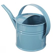 Artikel Decoratieve Gieter Bloempot Blauw Metaal 28x13x17cm 1.25l Tuin Balkon Decoratie