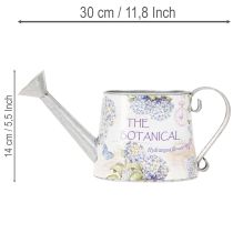 Artikel Decoratieve gieter met hortensiamotief, metaal, vintage stijl, 30x11x14,5 cm