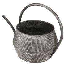 Artikel Decoratieve metalen gieter/theepot, zwart, vintage stijl