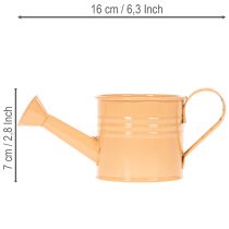 Artikel Decoratieve gieterplantenbakset, metaal, 8-delig, veelkleurig, 16,5x7 cm - Ideale plantenbakken voor balkon en keuken