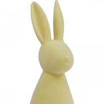 Deco Bunny Deco Paashaas Gevlokt Geel H47cm