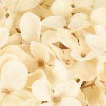 Artikel Decoratieve hortensia&#39;s kunstcrème zijden bloemen 34cm 2 stuks