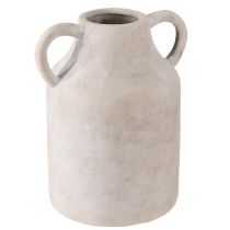 Artikel Decoratieve plantenbak van keramiek in beige Ø14,5cm H22cm