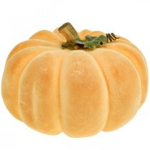 Decoratieve pompoen gevlokt lichtoranje herfstdecoratie Ø30cm