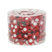 Artikel Decoratieve lieveheersbeestjes om te lijmen 1cm rood 360 st