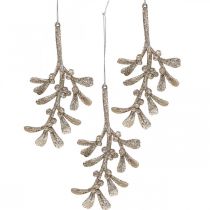 Deco maretak hanger, kerstboomversiering 16,5cm