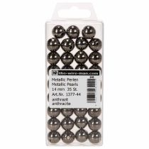 Artikel Sierkralen antraciet metallic 14mm 35 st