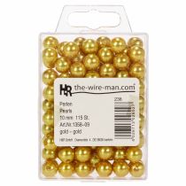 Artikel Sierkralen Ø10mm goud 115 st