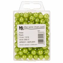 Artikel Decoratieve kralen Ø10mm groen 115 stuks