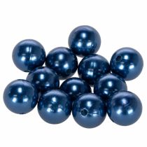 Artikel Decoratieve kralen Ø2cm blauw 12 st