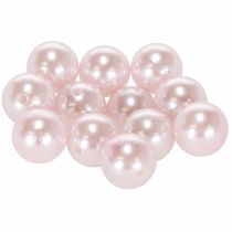 Artikel Decoratieve kralen Ø2cm roze 12 st