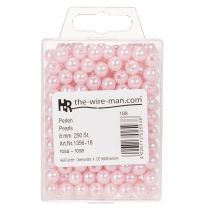 Artikel Decoratieve kralen Ø8mm Roze 250 stuks