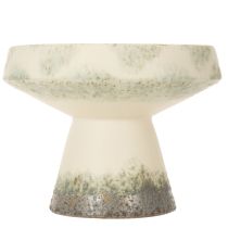 Artikel Decoratieve keramische schaal, crèmegrijsgroen, Ø20cm, H16cm