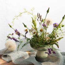 Artikel Decoratieve keramische schaal, crèmegrijsgroen, Ø20cm, H16cm