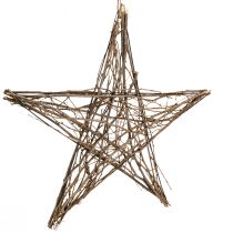 Artikel Decoratieve ster gemaakt van kerststertakjes om op te hangen 60cm