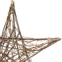 Artikel Decoratieve ster gemaakt van kerststertakjes om op te hangen 60cm