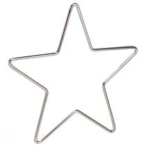 Artikel Decoratieve ster om kerstster op te hangen zilver Ø15cm 6 st