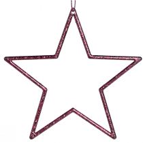 Artikel Decoratieve sterren kerstboomversiering Berry Glitter Ø12cm 12 st
