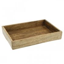Decoratief dienblad houten dienblad rechthoekig onderstel 32×22cm