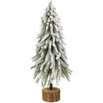 Artikel Decoratieve kerstboom met sneeuwvoet en schors Ø20cm H50cm