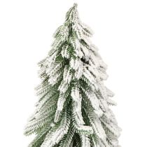 Artikel Decoratieve kerstboom met sneeuwvoet en schors Ø20cm H50cm
