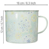 Artikel Decoratieve mok, plantenpot, mandala, geëmailleerd, Ø13cm H12cm